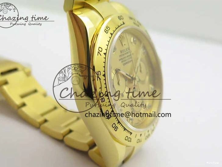 MiroTime 0210 Daytona 116508 YG Noob 1:1 Best Edition 904L YG Case and Bracelet YG Crystal Dial SA MultiPurpose 2628